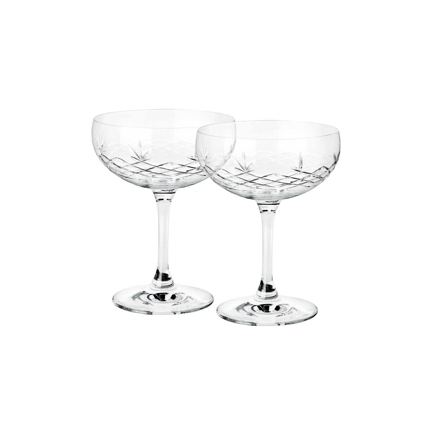 Frederik Bagger Crispy Gatsby Champagneglas, klar, 2 stk - 30 cl - Bahne